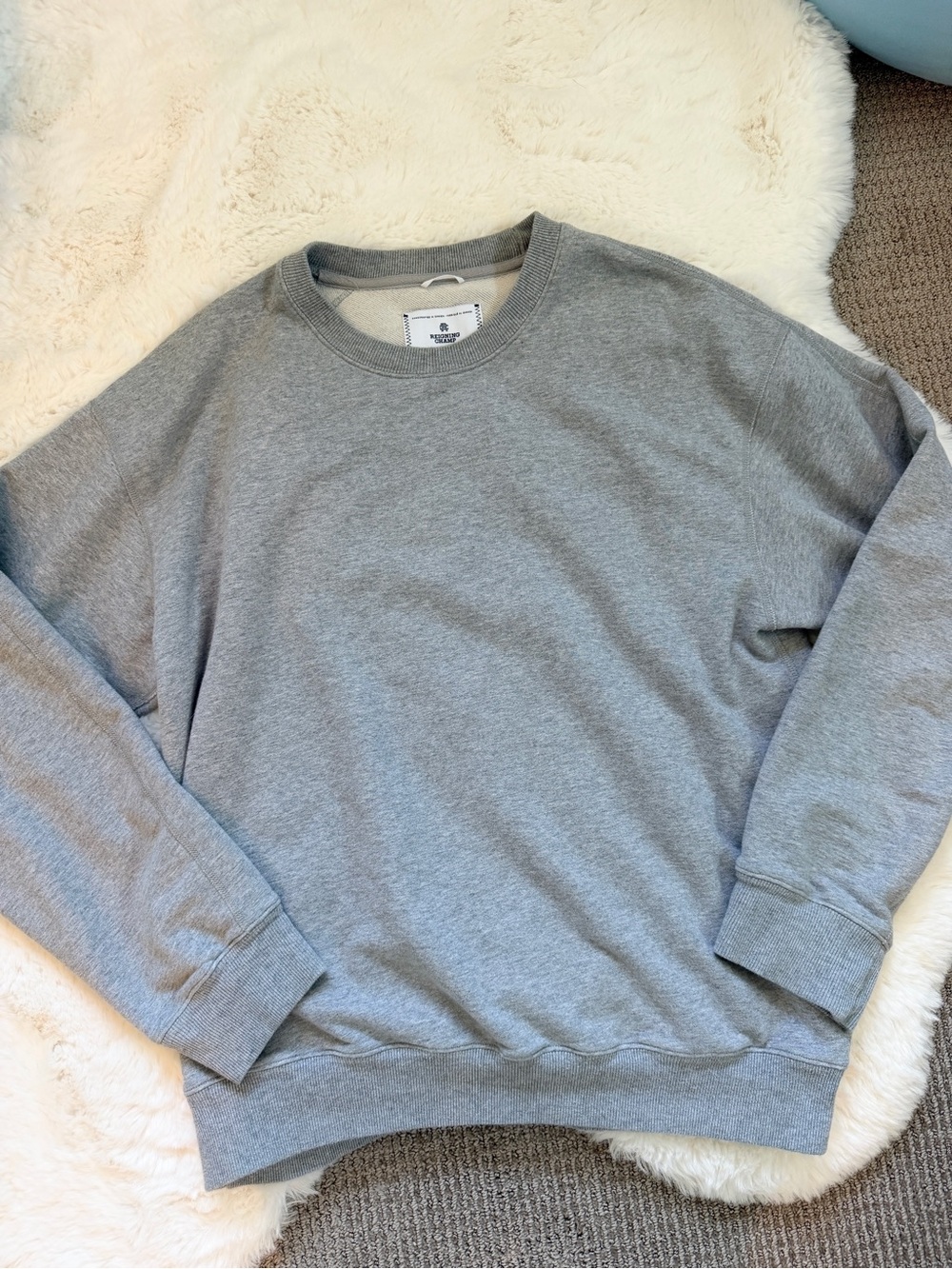 Reigning Champ Crewneck Sweatshirt M - Gray